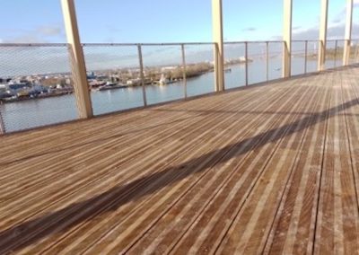 Terrasse accessible bois sur plots