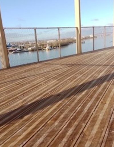 Terrasse accessible bois sur plots